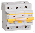 Автоматический выключатель IEK ВА 47-100 3Р 100А 10 кА х-ка С (MVA40-3-100-