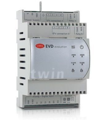 Контроллер EVD TWIN для управления электронными расширительным вентилем