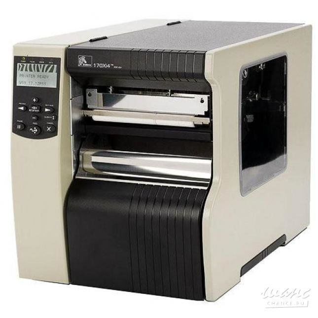 Принтер Zebra 170 Xi4 (термотрансф, 300 dpi,168 мм,USB,LPT,RS232, Ethernet)