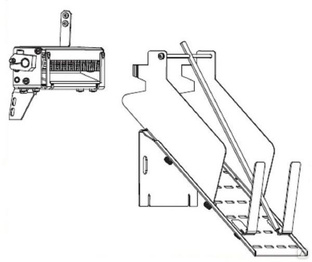 Отрезчик с приемным лотком (накопителем) для принтера Zebra 170 Xi4 