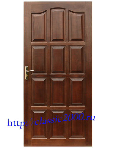 Дверь деревянная из массива "Гамма-2" 2000 х 800 х 40