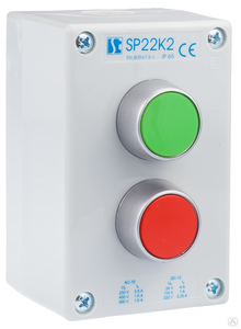 Пост управления K2 с кнопками СТАРТ-СТОП (Спамел-Электро) SP22K2\01 