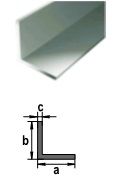 20,0*20,0*1000 (тол. 1,0 мм) уголок профильный защитный алюминиевый серебро