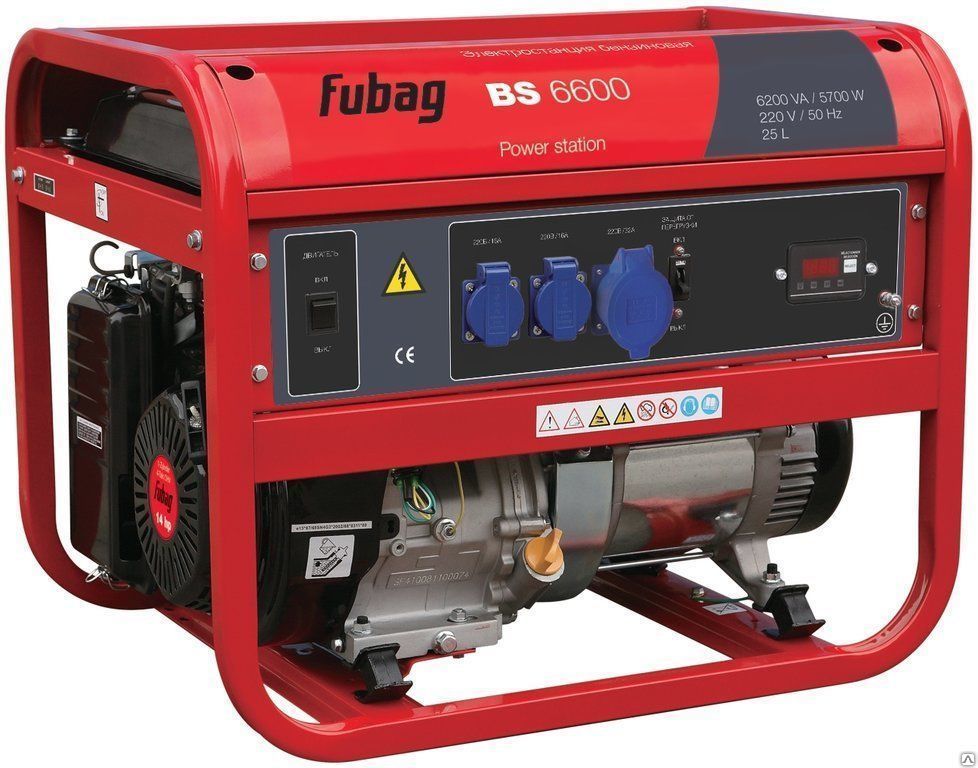 Бензиновая электростанция FUBAG BS 6600