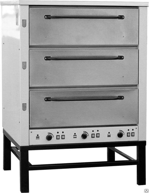 Печь хлебопекарная электрическая ХПЭ-500(оцинк.)в обрешетке.