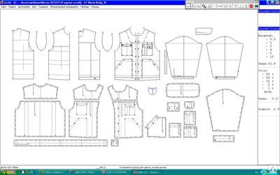 Проектирование одежды с использованием САПР «Графис».