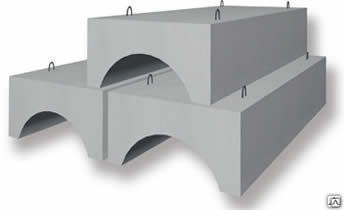 Блоки бетонных лотков ПЛ 100-50-23