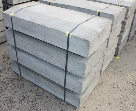 Блок фундаментный бетонный Б-8