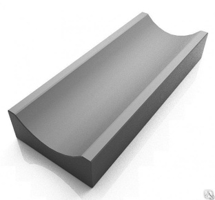 Лоток бетонный наружный 500х160х60 мм серый 