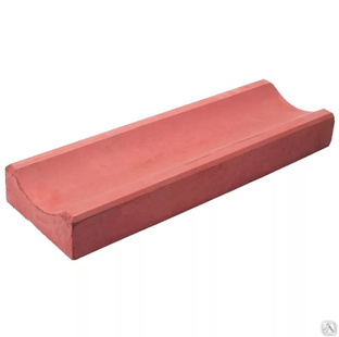 Лоток бетонный наружный 500х160х60 мм красный 