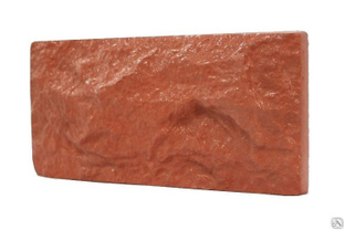 Фасадная плитка Рваный камень 247х334 мм цвет красный 