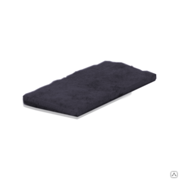 Фасадная плитка Колотый камень 264х127 мм цвет чёрный