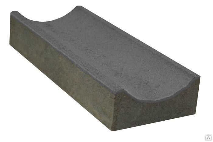 Лоток водоотводный бетонный 500х200х70 мм чёрный