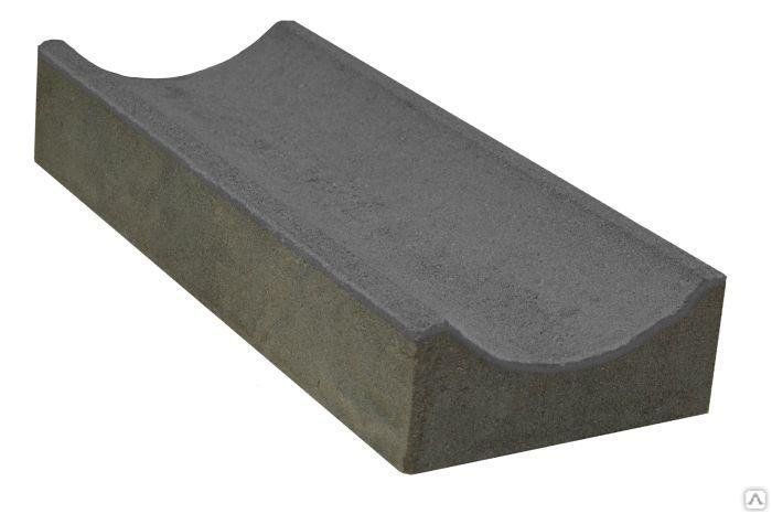 Водосток бетоный 1000х125х150 мм чёрный