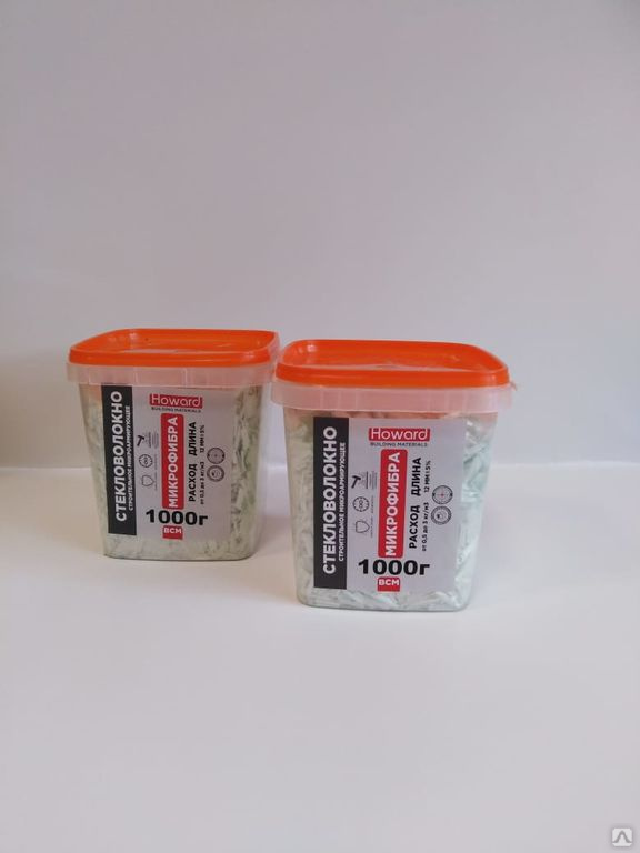 Волокно армирующее Микрофибра стеклянная (стекловолокно) 12мм 1000 гр ...