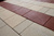 Плитка тротуарная Новый город 50 мм без фаски, красный #2