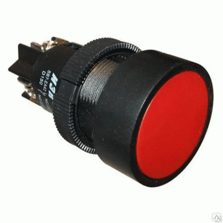 Кнопка SВ-7 Стоп красная 1з+1р d22 мм/240В ИЭК
