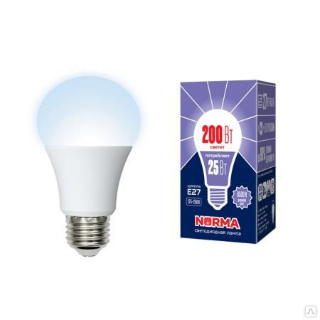 Лампа LED-A70-25W/6500K/E27/FR/NR Лампа светодиодная. Форма "A", матовая. С