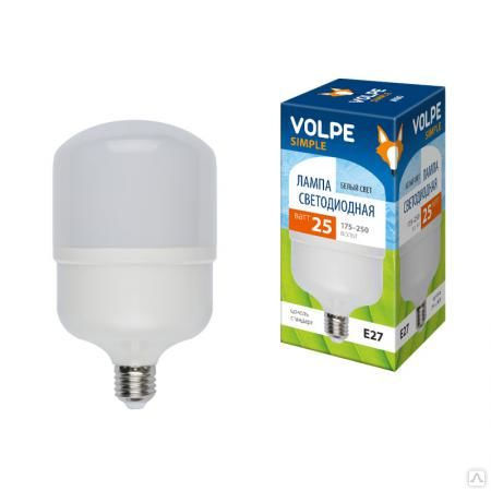 Лампа LED-M80-25W/NW/E27/FR/S Лампа светодиодная с матовым рассеивателем. М