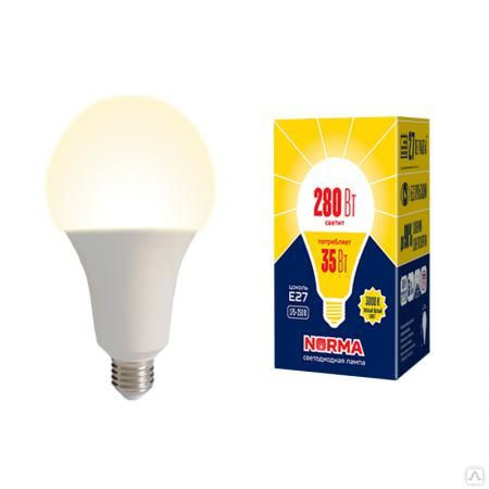 Лампа LED-A95-35W/3000K/E27/FR/NR Лампа светодиодная. Форма "A", матовая. С