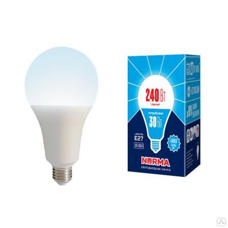 Лампа LED-A95-30W/4000K/E27/FR/NR Лампа светодиодная. Форма "A", матовая. С
