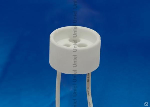 Паторон UПереходник LH-GU10-Ceramic-15cm Патрон керамический для лампы на ц