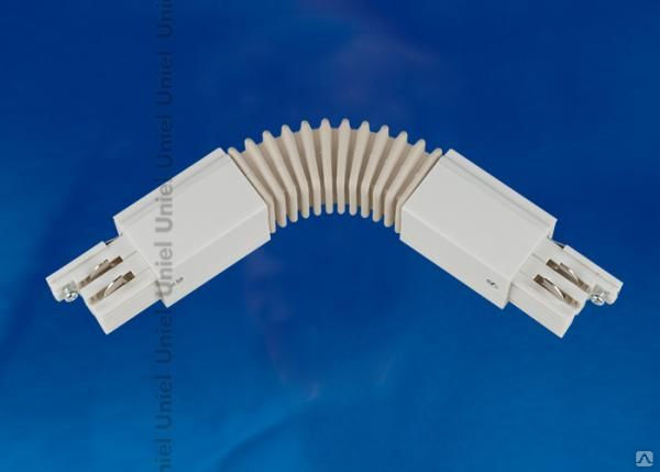Соединитель для шинопроводов гибкий трехфазный UBX-A24 WHITE 1 POLYBAG