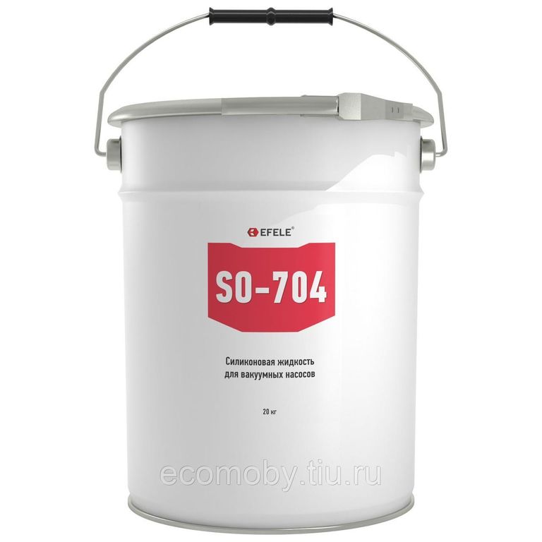 Жидкость силиконовая SO704 для вакуумных насосов, ведро 20 кг