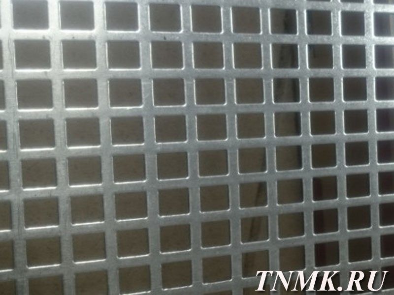 Лист перфорированный алюминиевый 0,7х1200х3000 мм Qg 10,0-14,0