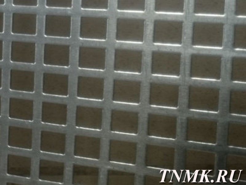 Лист перфорированный алюминиевый 0,7х1000х2000 мм Qg 5,0-7,0