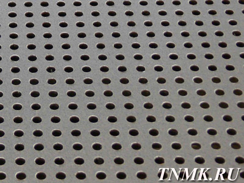 Лист перфорированный алюминиевый 1х1000х2000 мм Rg 5,0-12,0