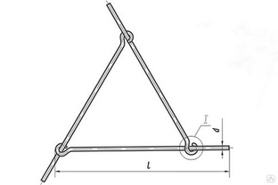 Треугольник ПлИ 82,5-17,5 205-3 ГОСТ 6563-75 