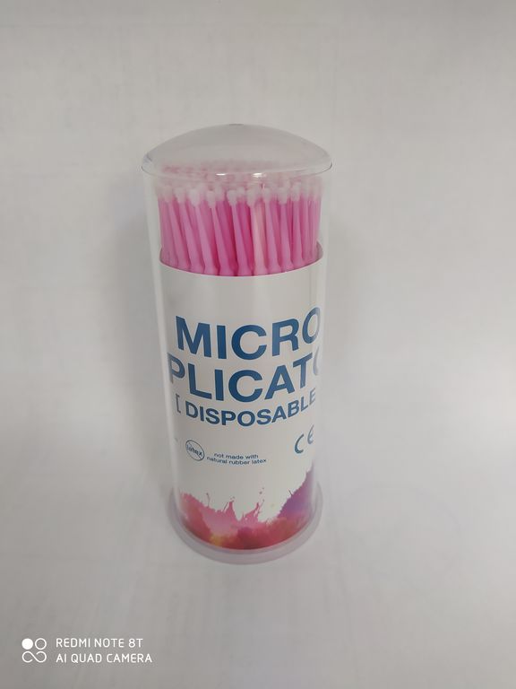 Микробраши (1 уп 100 шт) Fine 2мм розовые
