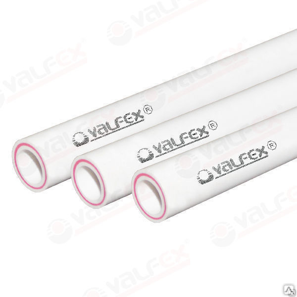 Труба полипропиленовая армированная стекловолокном VALFEX Ф32 мм., цена ...