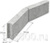 Поребрик вибропрессованный Хесс-Строй шарнирный 300х200х80 мм серый (120 шт/уп) #1