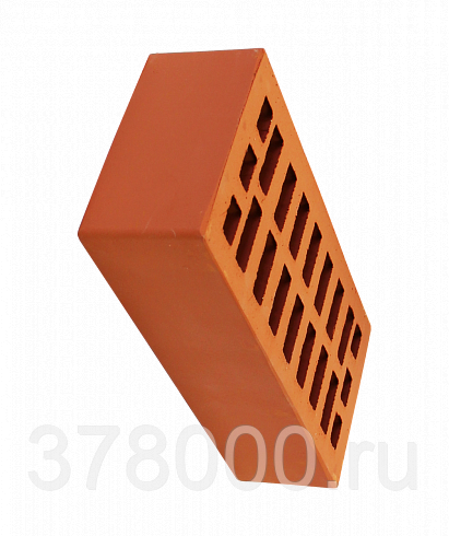 Кирпич облицовочный керамический красный (480 шт/уп) БелКерамика