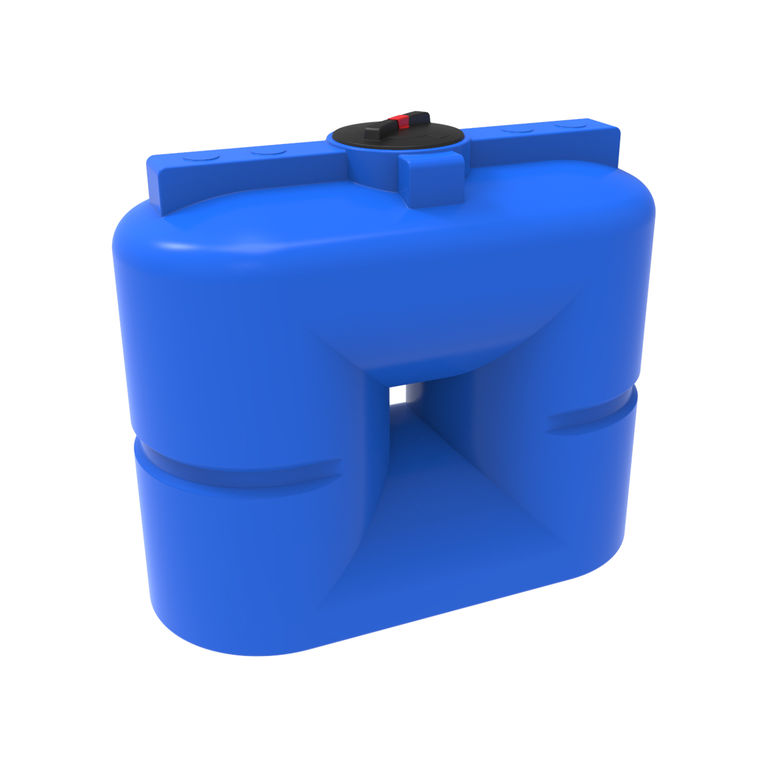 Емкость S 1000 литров, с отводами (цвет голубой)