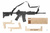 Резинкострел макет деревянный стреляющий карабин М4А4 #8