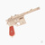 Резинкострел макет деревянный стреляющий пистолет МАУЗЕР К96 #2