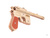 Резинкострел макет деревянный стреляющий пистолет МАУЗЕР К96 #3