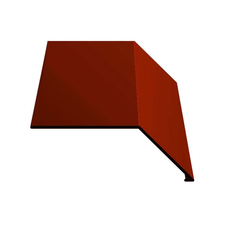 Планка карнизная 2м, Полиэстер глянцевый, 0,50 мм, RAL3011 (коричневый красный)