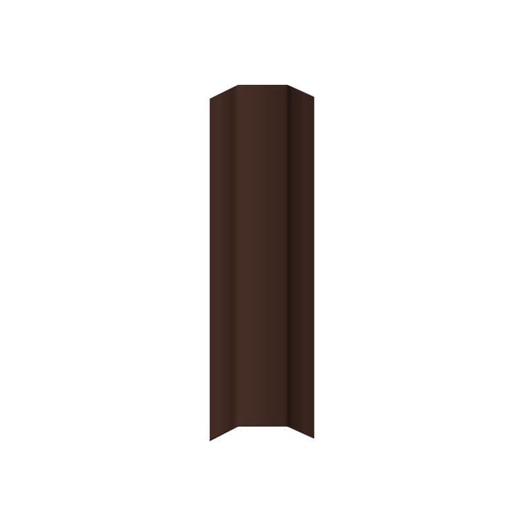 Вертикальный элемент декора ПС 21 (0,45 мм), 1,5 м, RAL8017 (шоколадно-коричневый)