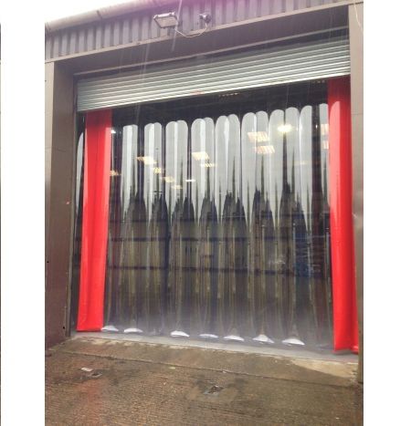 Завеса штора на склад гараж, ворота, цех 800x1860 мм с перекисью 40% из ПВХ
