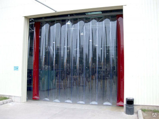 Завеса штора на склад гараж, ворота, цех 800x1900 мм с перекисью 40% 200x2 