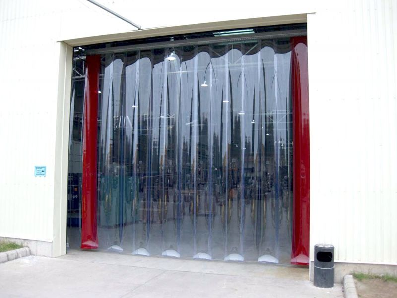 Завеса штора на склад гараж, ворота, цех 800x1900 мм с перекисью 40% 200x2