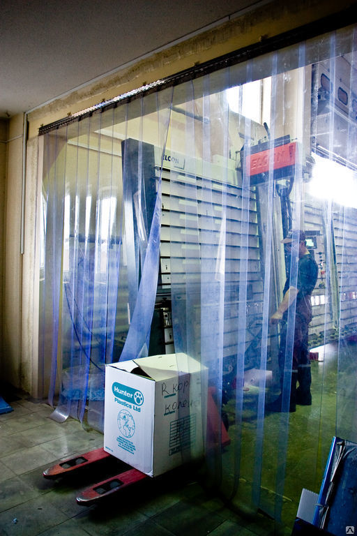 Завеса штора на склад гараж, ворота, цех 1200x1860 мм с перекисью 40% 200x2