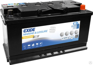 Аккумулятор лодочный Exide Equipment Gel ES900 (80 Ah) 