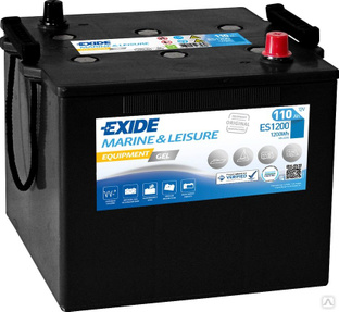 Аккумулятор лодочный Exide Equipment Gel ES1200 (110 Ah) 