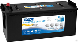 Аккумулятор лодочный Exide Equipment Gel ES1350 (120 Ah) 
