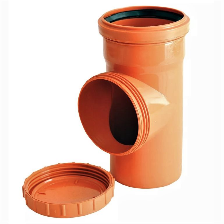 Ревизия НПВХ 250 мм для канализационных труб